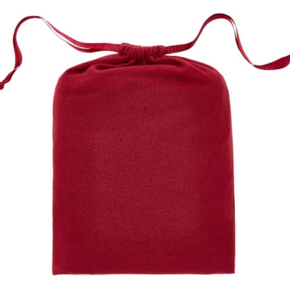 NIP Short Stories Travel Blanket & Pouch in Ruby Wine 35x78
